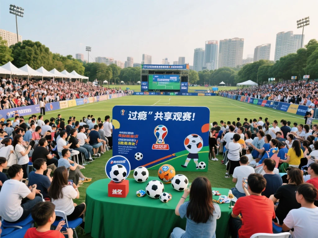 世界杯期间多地设立球迷广场，共享观赛盛宴